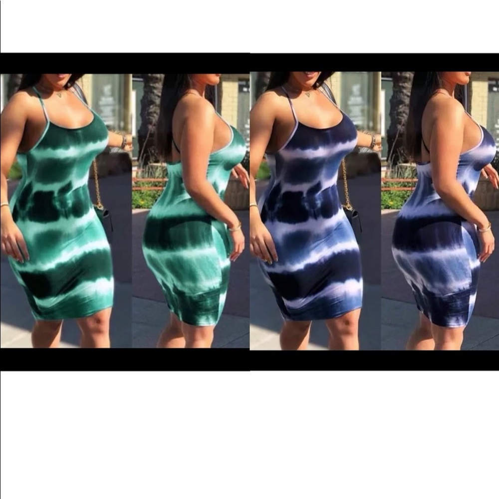 Women’s summer tie dye dresses